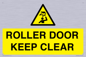 ROLLER DOOR KEEP CLEAR